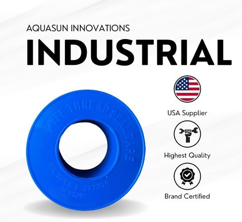 Teflon Tape 3/4 بوصة × 520 "-شريط ختم الخيط PTFE للسباكين ، تجهيزات الأنابيب ، خطوط الهواء والماء-مقاومة للتسرب ، غير لاصقة ، سهلة التطبيق (1) in Saudi Arabia
