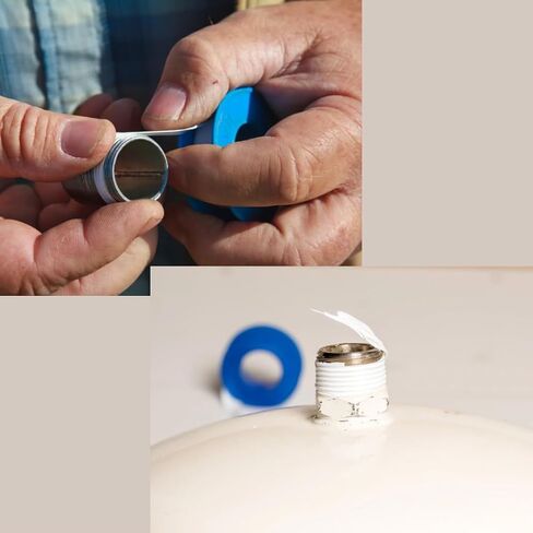 Teflon Tape 3/4 بوصة × 520 "-شريط ختم الخيط PTFE للسباكين ، تجهيزات الأنابيب ، خطوط الهواء والماء-مقاومة للتسرب ، غير لاصقة ، سهلة التطبيق (1) in Saudi Arabia