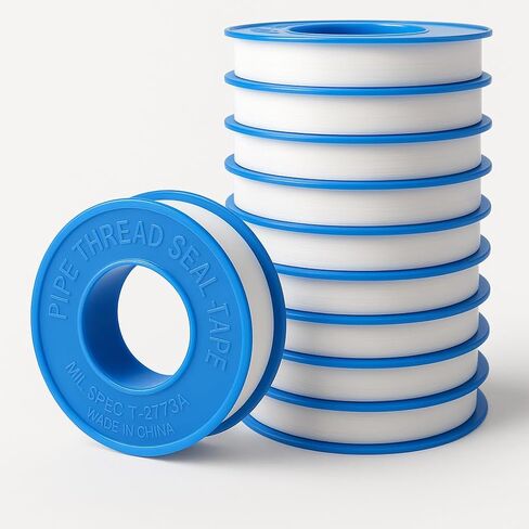 Teflon Tape 3/4 بوصة × 520 "-شريط ختم الخيط PTFE للسباكين ، تجهيزات الأنابيب ، خطوط الهواء والماء-مقاومة للتسرب ، غير لاصقة ، سهلة التطبيق (1) in Saudi Arabia