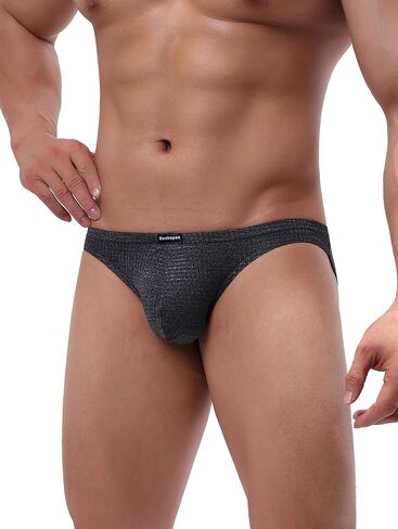 Hanhepee Men's Hipster Bikini Big Pouch Briefs Sexy Bulge High Stretch Panty Underwear for Men in Kuwait