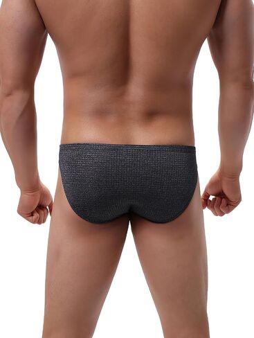 Hanhepee Men's Hipster Bikini Big Pouch Briefs Sexy Bulge High Stretch Panty Underwear for Men in Kuwait