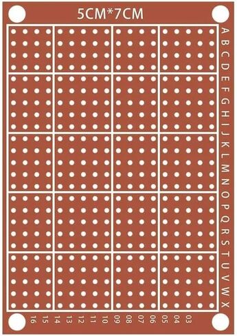 10 PCS Perfboard Pearboard Paper Coposite PCB لوحات 5 سم × 7 سم اللوحة الشاملة in Saudi Arabia