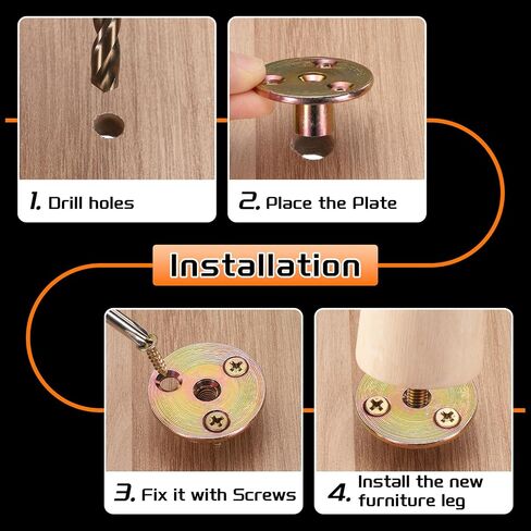 uxcell 4pcs m8 t-nuts ، زنك مصنوع من الفولاذ المصنوع من الفولاذ المصنوع من قميص مع مسامير ، صواميل لحام مستديرة من 3 حفرة 11.2 مم من خلال شفة الثقب ، in Saudi Arabia