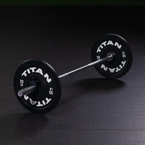 Titan Fitness Olympic Technique Transique Barbell ، 6 أقدام تشطيب كروم ، 15 كجم (33 رطل) عمود 28 ملم ، مقوم بنسبة 500 رطل ، رفع الأثقال in Saudi Arabia