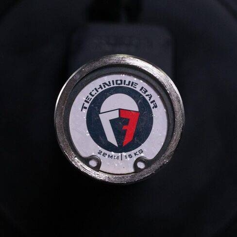 Titan Fitness Olympic Technique Transique Barbell ، 6 أقدام تشطيب كروم ، 15 كجم (33 رطل) عمود 28 ملم ، مقوم بنسبة 500 رطل ، رفع الأثقال in Saudi Arabia