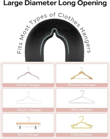 Velvet Clothes Hanger Connector Hooks [for Velvet & Multiple Hangers] 40PCS Space Saving Hanger Hooks Space Saver Hanger Extender Hook Clothes Hanger Hook for Clothes in Saudi Arabia