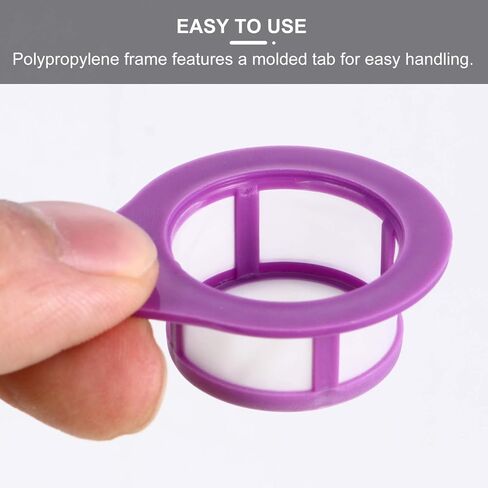 Pretyzoom 1pc مصفاة خلايا Nylon Nylon مع الإسكان المسام لاستخدام مختبر تجربة الخلية لعد الخلايا ومعالجة الأنسجة جاهزة لاستخدام التجربة in Saudi Arabia