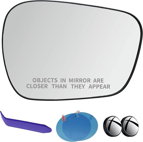 EAP DRIVER Side Mirror Glass متوافق مع Hyundai Elantra 2011-2016 (Korea Build) ، Elantra GT 2013-2017 ، Veloster 2011-2017 ، Hate ، 876113x070 876113x570 876113y500 87611110 87611110 87612v310 in Kuwait