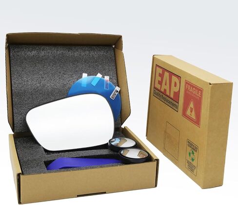 EAP DRIVER Side Mirror Glass متوافق مع Hyundai Elantra 2011-2016 (Korea Build) ، Elantra GT 2013-2017 ، Veloster 2011-2017 ، Hate ، 876113x070 876113x570 876113y500 87611110 87611110 87612v310 in Kuwait