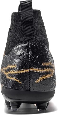 HRJR Kids Soccer Cleats Boys Girls Training Football Cleats Youth High-top Soccer Shoes for Little/Big Professional Athletic Outdoor Football Shoes in Saudi Arabia