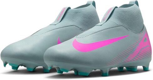 Nike Jr. Mercurial Superfly 10 Academy Little/Big Kids Mg High-Top Cootcer (FQ8304-301 ، Ocean Cube/Pink Blast) in Saudi Arabia