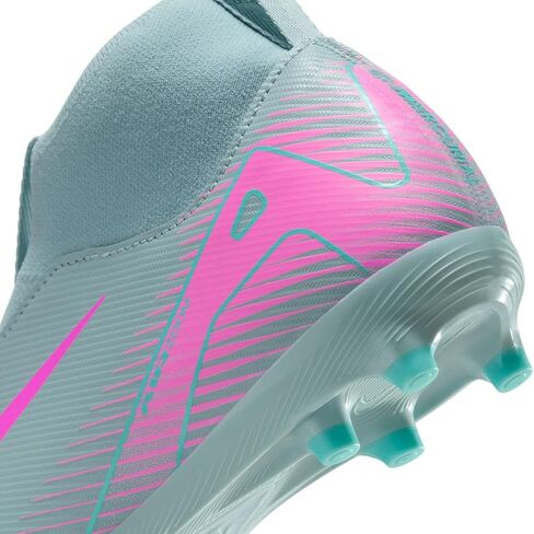 Nike Jr. Mercurial Superfly 10 Academy Little/Big Kids Mg High-Top Cootcer (FQ8304-301 ، Ocean Cube/Pink Blast) in Saudi Arabia