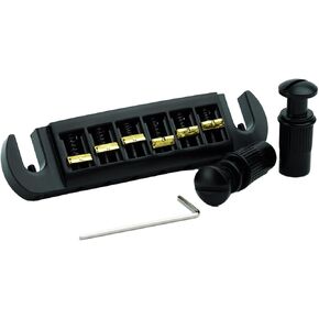 Guyker Guitar Guitar Bridge Agging 10.5mm ، zinc alloy dual-luclable reparound tune o matic bridge tailpiece with studs for 6 string les paul sg electric guitar (gm002 ، chrome) in Kuwait