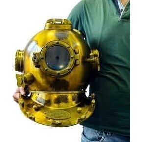 Commando Diving Scuba Diving Helmet | US Navy Mark V Divers Helmet | 18" Deep Sea in Kuwait