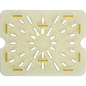 Cambro 20HPD150 H-Pan High Heat Drain Shelf, Amber, 1/2 Size in Saudi Arabia