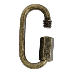 RCH Hardware QL-ST04-49 Steel Quicklink, 5 Gauge, Polished Brass (2 Pack) in Saudi Arabia