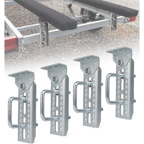 قوسين بطابقين القوارب الشاقية ، 4 أجهزة كمبيوتر 8 "جلفن دوارة أعلى قوسين بطابقين ل 1.5" × 3 "، 2" × 3 "، 3" × 3 "مقطورة القوارب in Kuwait