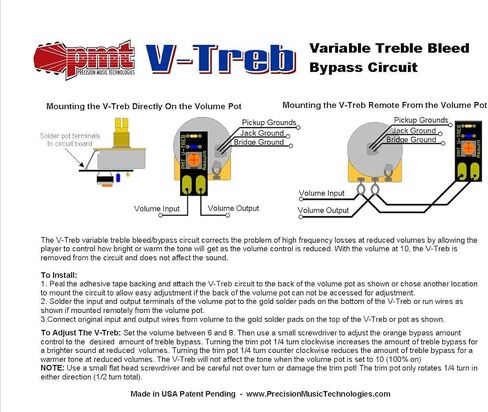 V-TREB متغير ثلاثي الدائرة الالتفافية النزيف ، دائرة نزيف مضغوطة ، متعددة الألوان ، غيتار ثلاثي الغيتار in Kuwait