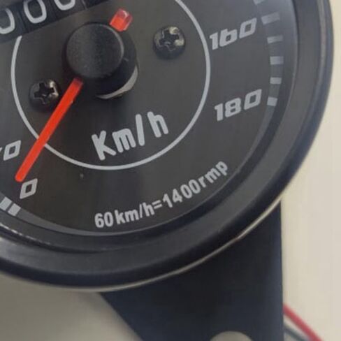 Motorcycle Digital Meter Universal Motorbike Dashboard Meter Kilometre Meter Single Odometer in Saudi Arabia
