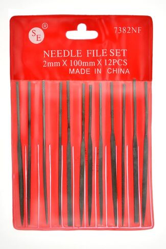 SE Needle File Set - Precision Hand Tools - Metal Files - Set of 12 Pcs - 7382NF in Saudi Arabia
