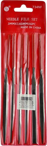 SE 6-Piece Needle File Set (140mm x 3mm Dia.) - 734NF in Saudi Arabia