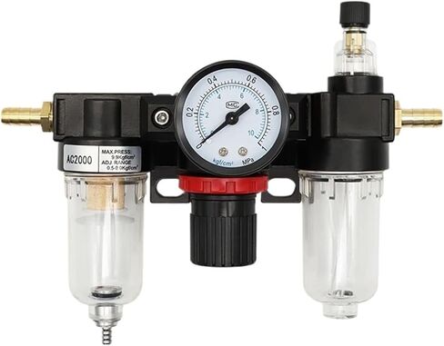 AC2000-02 1/4 "مقياس منظم الضغط ، فاصل زيت ضاغط الهواء (AC2000) in Saudi Arabia