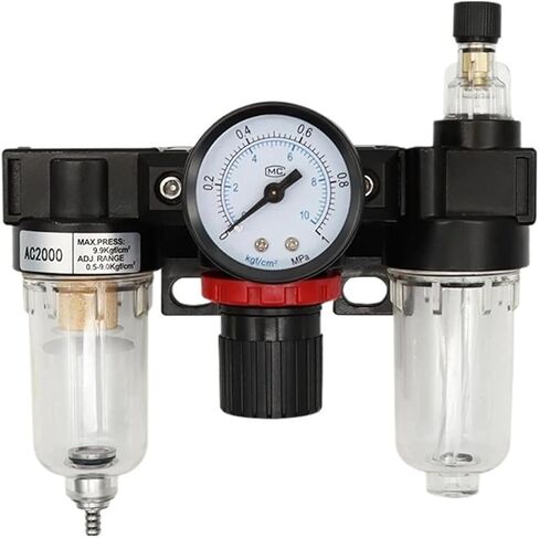 AC2000-02 1/4 "مقياس منظم الضغط ، فاصل زيت ضاغط الهواء (AC2000) in Saudi Arabia
