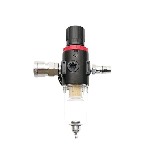 AFR2000 G1/4 Pneumatic Air Filter Regulator with Pressure Gauge/Flow Control Valve/Air Compressor Drain/Speed Controller(AFR2000-PC 8mm) in Saudi Arabia
