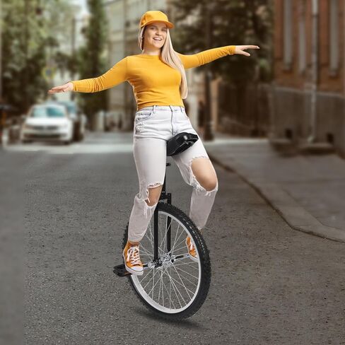 باكوكو 24 بوصة عجلات في الهواء الطلق أحادي الدراجة ، دراجة عجلات واحدة مع إطار فولاذي ممتاز ، إطار مضاد للتسرب ، ارتفاع قابل للتعديل ، تصاميم مضادة للانزلاق للبالغين ممارسة اللياقة البدنية في الهواء الطلق. in Kuwait