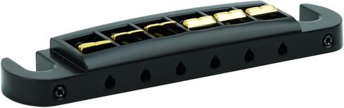 Guyker Guitar Guitar Bridge Agging 10.5mm ، zinc alloy dual-luclable reparound tune o matic bridge tailpiece with studs for 6 string les paul sg electric guitar (gm002 ، chrome) in Kuwait