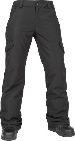 Volcom Women's Bridger Slim Fit Insulated Snowboard Pant Black in Saudi Arabia