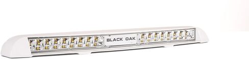 Black Oak Low Pro ™ Marine LED Light Bar للقوارب المقاومة للماء IP69K ، 12000 شعاع بقعة من اللومين ، جبل تدفق ، قابلاً للذوبان ، 7 زاوية ، 18 LED فائقة السطوع (بيضاء ، أعلى ، صوانيات الفيضان) in Kuwait