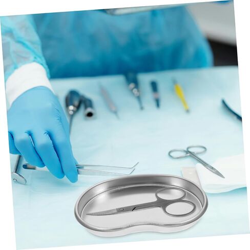 Dental Tray Stainless Steel Curved Instrument for Tooth Extraction Reusable Medical Tool High Temperature Resistant Easy to Clean for Dentists and Clinics in Saudi Arabia