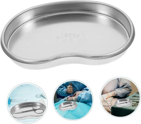 Dental Tray Stainless Steel Curved Instrument for Tooth Extraction Reusable Medical Tool High Temperature Resistant Easy to Clean for Dentists and Clinics in Saudi Arabia