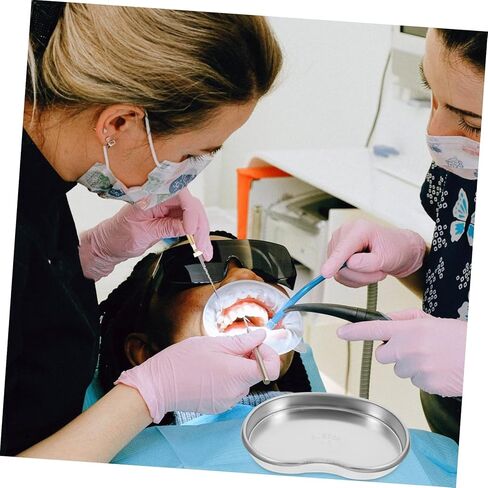 صينية أسنان من الفولاذ المقاوم للصدأ من قبل Pretyzoom لاستخراج الأسنان ، صينية صينية عالية الدقة مقاومة للاستخدام ومقاومة للتآكل لاستخدام الأسنان والمختبر in Kuwait