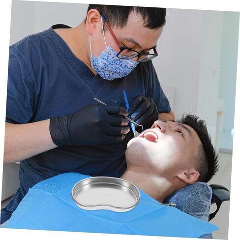 صينية أسنان من الفولاذ المقاوم للصدأ من قبل Pretyzoom لاستخراج الأسنان ، صينية صينية عالية الدقة مقاومة للاستخدام ومقاومة للتآكل لاستخدام الأسنان والمختبر in Kuwait