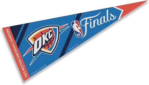 Wincraft Oklahoma City Thunder 2025 نهائيات Bound Conference Champions Pennant Flag in Kuwait
