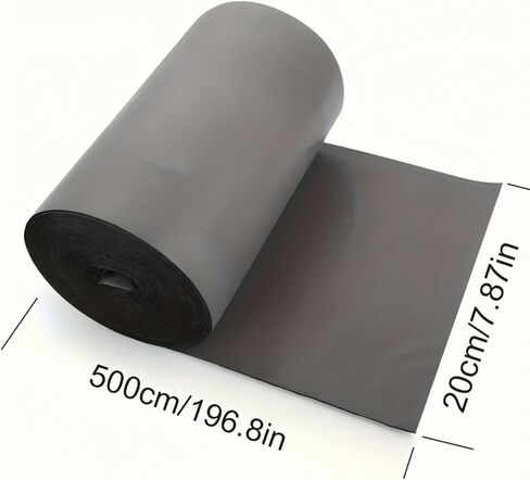 Heavy Duty Industrial roof Waterproof Tape, Suitable for Metal Surfaces, Corrugated Roofs, and Iron Plates - Durable, high-Grade sealant, Industrial roof Maintenance (Gray, 7.874in*196.85in) in Saudi Arabia