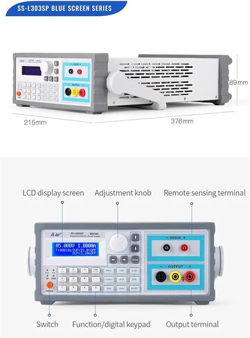 1PCS 6005-2KD 60V 5A Adjustable Switching Regulated Bench Linear Power Supply with Battery Charging 5V2A USB Fixed Output(SS-L3010SP) in Kuwait