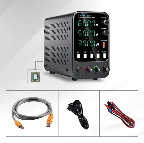 1PCS Adjustable Power Supply 30V 10A Lab Bench Power Stabilized Switch Power Supply Voltage Regulator 60V 5A for PC(APS605H) in Saudi Arabia