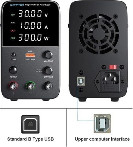 1PCS Adjustable Power Supply 30V 10A Lab Bench Power Stabilized Switch Power Supply Voltage Regulator 60V 5A for PC(APS605H) in Saudi Arabia