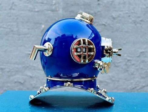 غوص خوذة الغوص البحري | غواصات البحرية الأمريكية الغواصين في البحرية البحرية الخوذة البحرية الزخرفية الزخرفية/الكروم in Kuwait