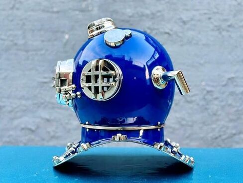 غوص خوذة الغوص البحري | غواصات البحرية الأمريكية الغواصين في البحرية البحرية الخوذة البحرية الزخرفية الزخرفية/الكروم in Kuwait