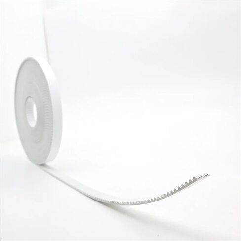 1PCS HTD 3M حزام متزامن مفتوح 3M مفتوح البولي يوريثان الصلب PU عرض 9 10 15 20 مم مع حزام الأساس الصلب (2 متر ، PU-WHITE_6MM) in Kuwait