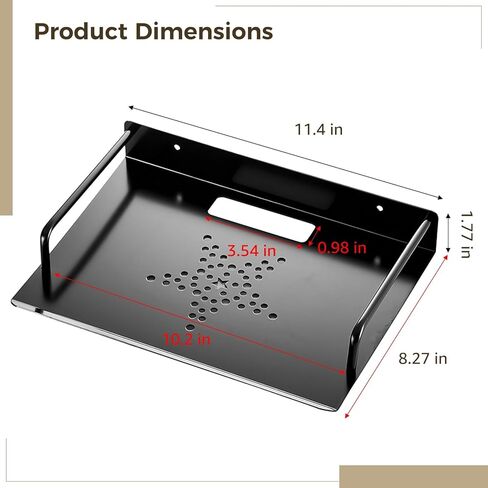 رف جدار الحائط 2 حزمة ، وقوس الألمنيوم الثقيل مع إدارة الكابلات والتنفيس in Kuwait