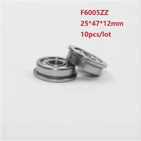10pcs/lot f6005zz F6005 ZZ F6005Z F6005-ZZ 25X47X12MM محمية محمية محمية لأخدود عميق 25 * 47 * 12 مم in Saudi Arabia