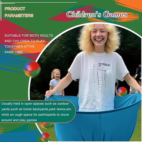 Granny Pants Yard Game, Oversized Giant Stretchy Pants Outdoor Game with Inflatable Ball & Bicycle Pump, for Birthdays, BBQs, Beach and Backyard Games in Saudi Arabia