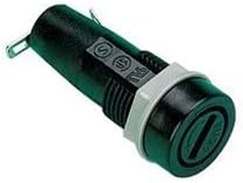 BUSSMANN BK-HTB-46I-R (HTB-46I) Cartridge Fuse Holder. High Profile Rear Hex Nut. For 6x30mm (1/4 in x 1-1/4 in) Fuses. In-Line Panel Mount in Saudi Arabia