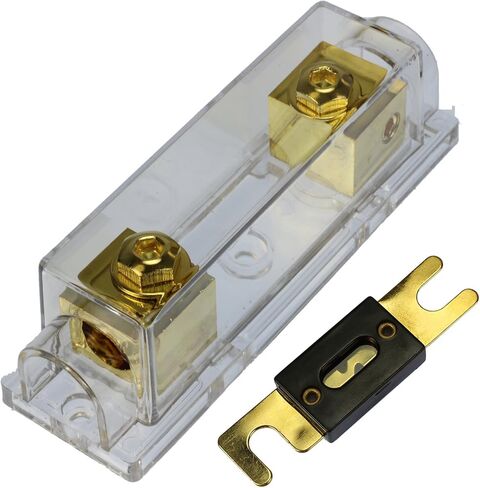 Voodoo Gold Plated ANL Fuse حامل 2/0 1/0 0 Gauge لا حاجة إلى محطات in Kuwait