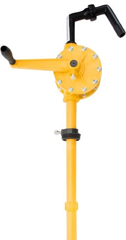 OEMTOOLS 24470 Rotary Barrel Pump, Polypropylene Drum Hand Pump for Water-Based Solutions, 55 Gallon Water Barrel Pump, Chemical Barrel Pump, Fast Flow Rate in Saudi Arabia